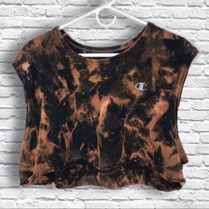 Vintage Bleach-Dyed Champion Top